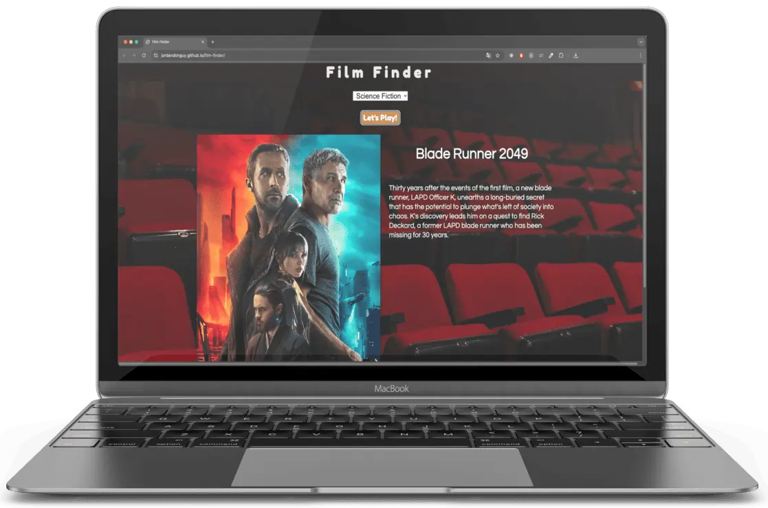 Film Finder desktop screenshot